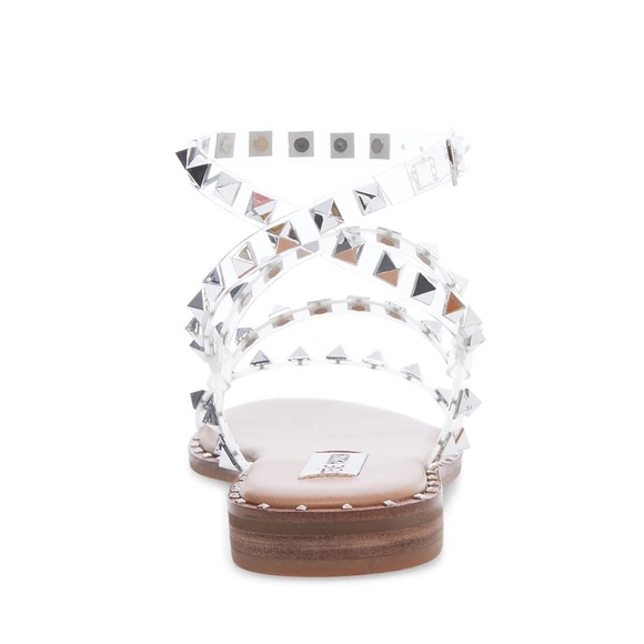 Steve Madden Travel Sandals in Clear Sz 9 ✨New✨ - Picture 5 of 8
